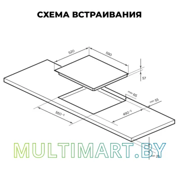 Индукционная варочная панель LEX EVI 631A WH картинка 3